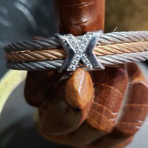 Men's Bracelet,EDFORCE , Stainless steel.